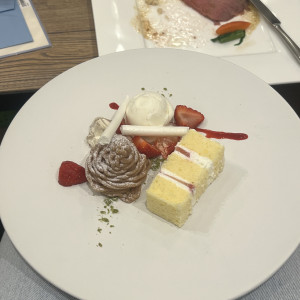控え室で食べた時の写真で申し訳ないのですが、、、|762880さんのBAYSIDE GEIHINKAN VERANDA/テイクアンドギヴ・ニーズウェディングの写真(2510252)