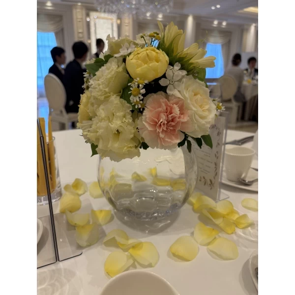 ウェディング装花 各テーブル用8個セット