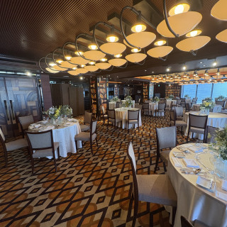 レトロな雰囲気もある披露宴会場