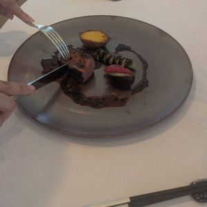 試食のメインディッシュ|762958さんのアートグレイス ウエディングコースト(大阪)の写真(2497958)