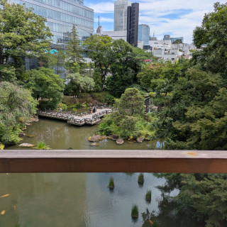 参進の儀を行う庭