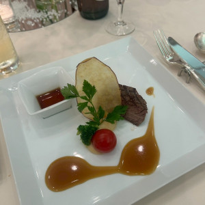 メインのお肉料理|763042さんのアイネスヴィラノッツェ宝ヶ池（クラウディアホールディングスグループ）の写真(2569748)