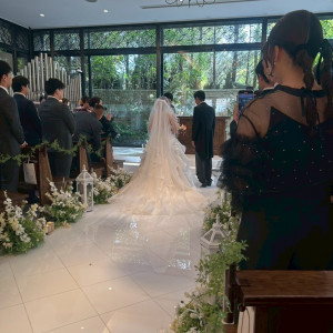 自然光が入るチャペル|763042さんのアイネスヴィラノッツェ宝ヶ池(クラウディアホールディングスグループ)の写真(2569746)