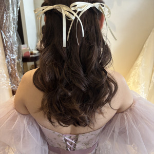 ヘアメイクリハーサル|763057さんのヒルズスィーツ宇都宮ブリーズテラスの写真(2498423)