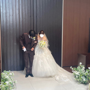 チャペル入場|763057さんのヒルズスィーツ宇都宮ブリーズテラスの写真(2498426)