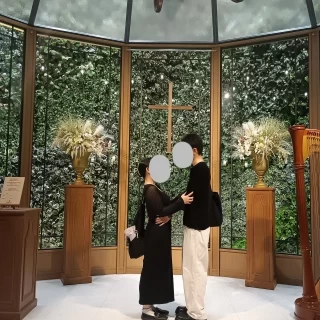 チャペルで実際に立ったときのイメージ