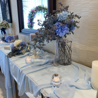 お花の装飾はどれもおしゃれでした