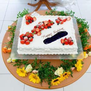 ウェディングケーキです|763335さんのPatrick Kiso Garden（パトリック・キソ・ガーデン）の写真(2503392)