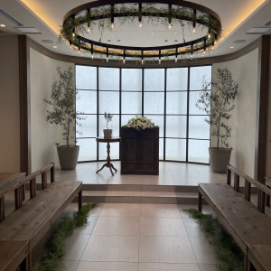 対面式のチャペル|763342さんのLe chic unjour(ラシックアンジュール)の写真(2549488)