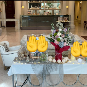 ロビーは広く、装飾しないと寂しくなる|763383さんのアーカンジェル迎賓館（仙台）/テイクアンドギヴ・ニーズウェディングの写真(2500406)