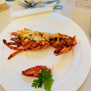 オマールエビの料理です。人気でした。|763395さんのアルモニービアン（国登録有形文化財）/テイクアンドギヴ・ニーズウェディングの写真(2520680)