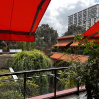 宿泊した部屋からの景色です。