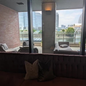 待合室からの景色です|763437さんのノートルダム横浜みなとみらい/FIVESTAR WEDDINGの写真(2500237)