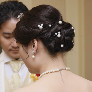 挙式の髪型|763525さんのディズニーアンバサダー(R)ホテルの写真(2571610)