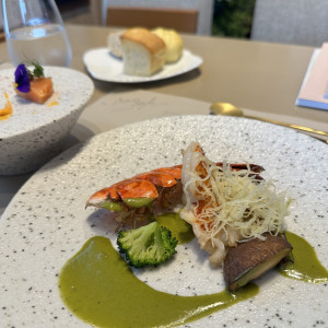 試食の時に頂いたお料理|763653さんのOLIVE ARIA(オリーブ アリア)●BRASSグループの写真(2501112)