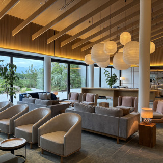 和モダンない雰囲気、外にも出られる