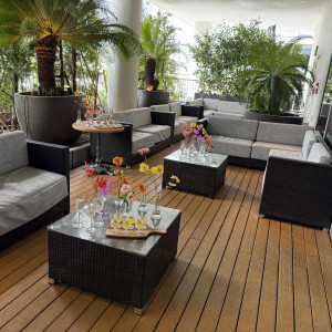 喫煙所|763738さんのTHE CLASSICA BAY RESORT （ザ クラシカ ベイリゾート）の写真(2501488)