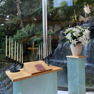 ルミエールは滝が見えます