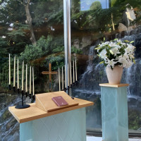 ルミエールは滝が見えます