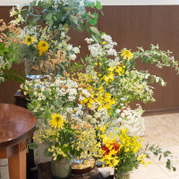 メインテーブル装花コーディネート