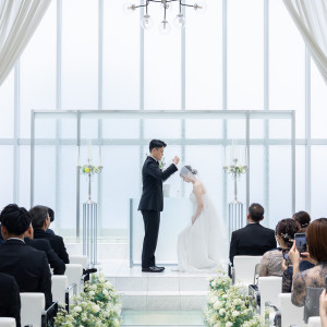 ベールアップ|763765さんのティアラ ザ ガーデンハウス(Tiara THE GARDEN HOUSE)の写真(2508891)