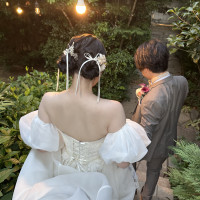 オレンジのライトか夕暮れ時から付いてます