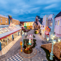 暗くなると其処は別世界に変わります。