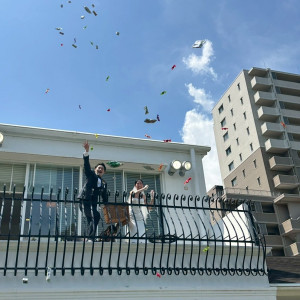お菓子投げ|763796さんのMiel Cloche(ミエルクローチェ)●BRASSグループの写真(2543053)