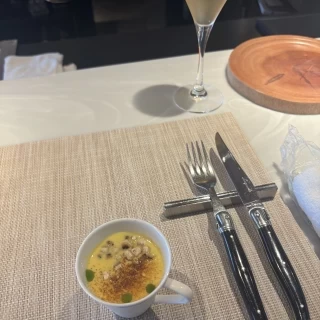 コーンの冷製スープ