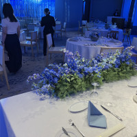 披露宴会場(エルマール)。新郎新婦側からの写真。