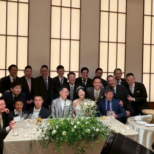 見積から増額しなかった場合の装花はこれくらい|763888さんのThe Place of Tokyo（ザ プレイス オブ トウキョウ）の写真(2502255)