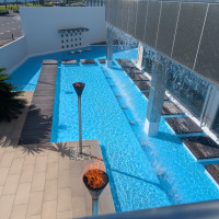 プールを上から見るとこんな雰囲気です