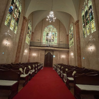 ステンドグラスが素敵です