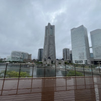 みなとみらいの景色が一望できます。