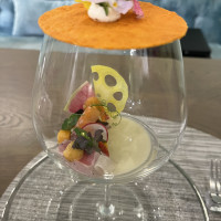 料理にはお花がたくさん入ってました！