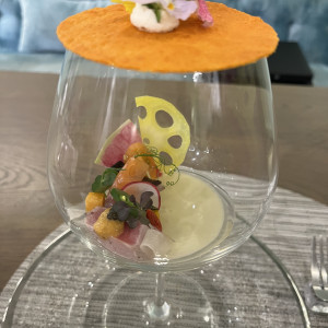 料理にはお花がたくさん入ってました！|764094さんのザ クラブ オブ エクセレントコーストの写真(2502810)