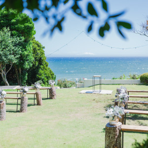 海バックのガーデンです|764103さんのAT TERRACE ninomiyaの写真(2502968)