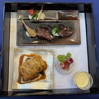 フェアでいただいたお料理。美味しくて大満足でした。
