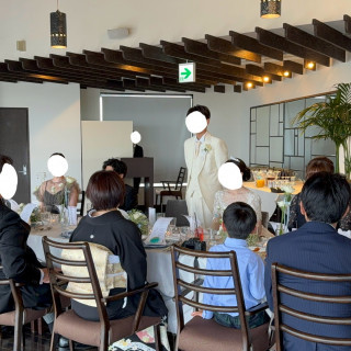 披露宴会場での撮影