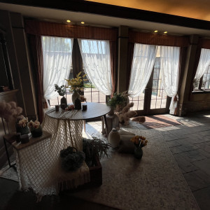 お庭が披露宴会場についていました。|764305さんのプリムローズ/FIVESTAR WEDDINGの写真(2521032)
