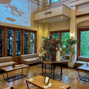 ロビーの待機場所の一部|764463さんのOrange Vert（オランジュ：ベール）●BRASSグループの写真(2563636)