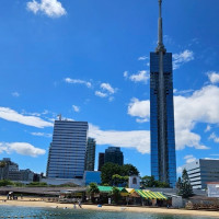 ガーデンから見た景観。