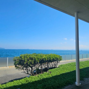 海が見えるスペース|764489さんのノートルダムマリノア/FIVESTAR WEDDINGの写真(2505265)