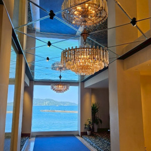 親族控室（右、左に分かれる）。適度な距離感。|764489さんのOCEAN&RESORT MARIZON(オーシャン＆リゾート マリゾン)の写真(2507114)