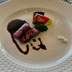 メイン肉料理。|764489さんのノートルダムマリノア/FIVESTAR WEDDINGの写真(2505253)