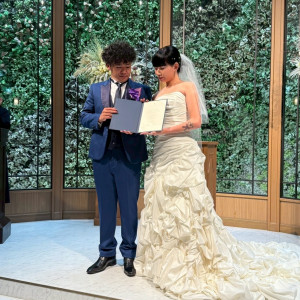 結婚証明書|764537さんのアーヴェリール迎賓館（名古屋）/テイクアンドギヴ・ニーズウェディングの写真(2505609)