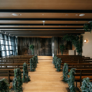 光が差し込む挙式会場でした。|764549さんのTHE TOWER HOTEL NAGOYA（ザタワーホテルナゴヤ）の写真(2505363)