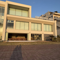 海側から見える外観です。