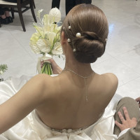 ブーケとヘアセット