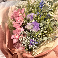 旦那からサプライズでもらった花束